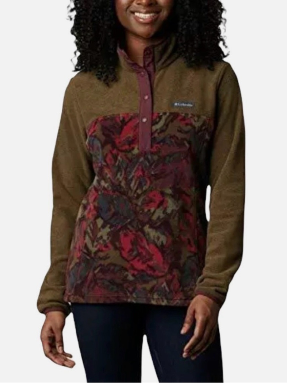 Columbia Women's Benton Springs Printed Half Snap
